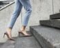 Businesswoman going up stairs, source: Shutterstock
