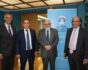 Από αριστερά: Giuseppe Zorgno, Εκτελεστικός Αντιπρόεδρος ΔΣ, Υδρόγειος Ασφαλιστική, Παύλος Κασκαρέλης, Διευθύνων Σύμβουλος, Υδρόγειος Ασφαλιστική, Ευάγγελος Φιλόπουλος, Πρόεδρος της Ελληνικής Αντικαρκινικής Εταιρείας, Γιάννης Σουρλής, Γενικός Διευθυντής, Υδρόγειος Ασφαλιστική
