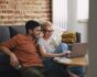 Couple at laptop, Eurolife promo
