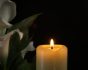 Death concept with candle, source: Shutterstock