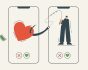 Love scam, fishing and smartphones concept, source: Shutterstock