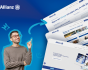 Allianz, εικαστικό για το ανανεωμένο website