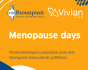Menopause days, εικαστικό δράσης από Βιοϊατρική και Vivian Lab
