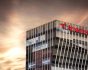 Atradius, κτίριο στο ηλιοβασίλεμα