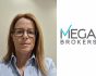 Κολλάζ με λογότυπο Mega Brokers και φωτογραφία Μ.-Λ. Μαμάνη